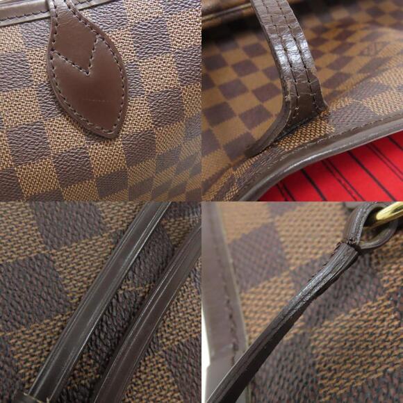 LOUIS VUITTON Brown Damier Neverfull MM Tote Bag - Picture 8 of 11